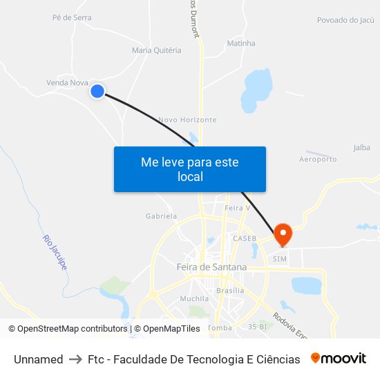 Unnamed to Ftc - Faculdade De Tecnologia E Ciências map