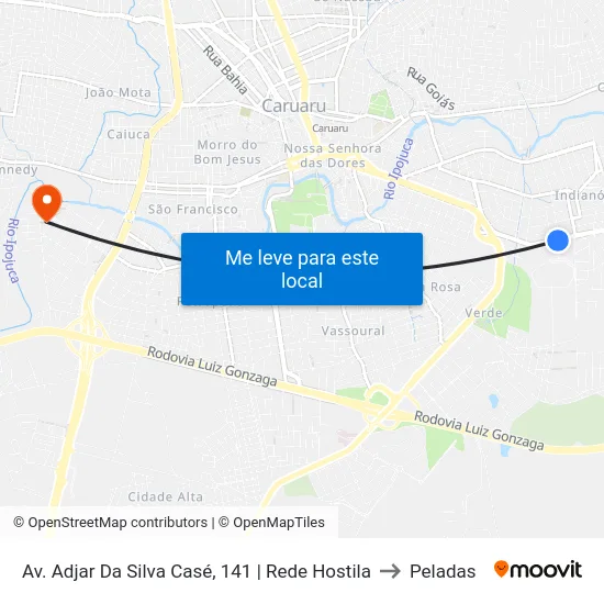 Av. Adjar Da Silva Casé, 141 | Rede Hostila to Peladas map