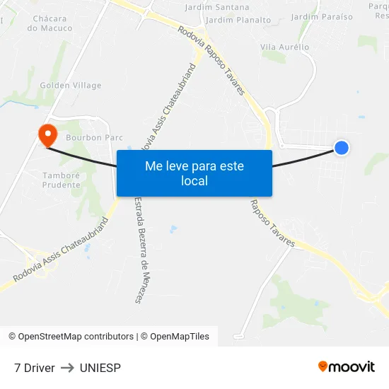 7 Driver to UNIESP map