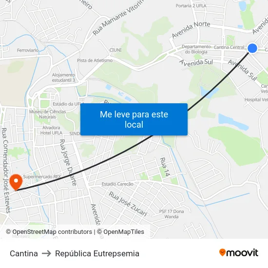 Cantina to República Eutrepsemia map