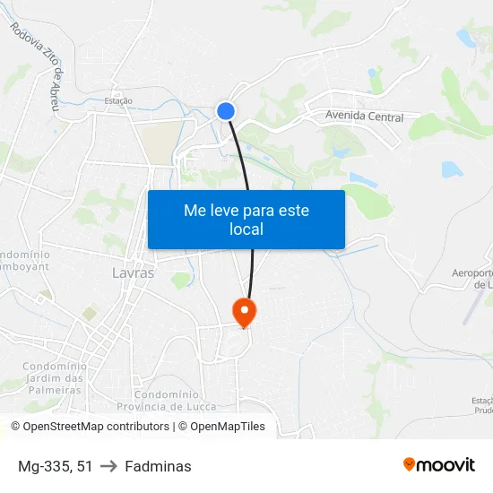 Mg-335, 51 to Fadminas map