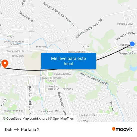 Dch to Portaria 2 map