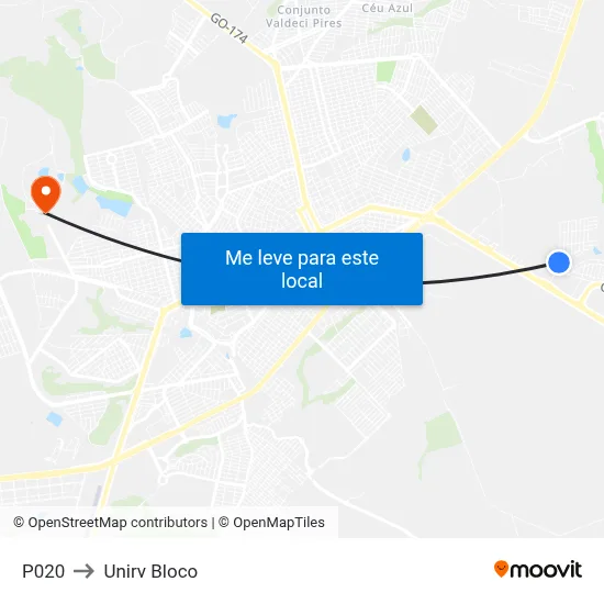 P020 to Unirv Bloco map