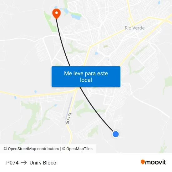 P074 to Unirv Bloco map