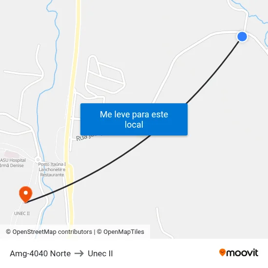 Amg-4040 Norte to Unec II map