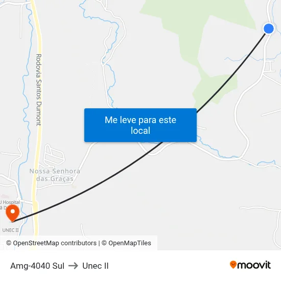 Amg-4040 Sul to Unec II map