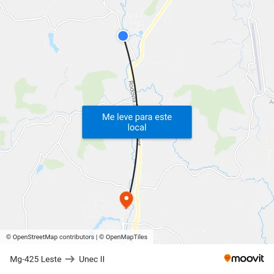 Mg-425 Leste to Unec II map