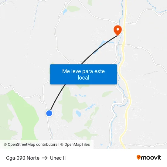 Cga-090 Norte to Unec II map