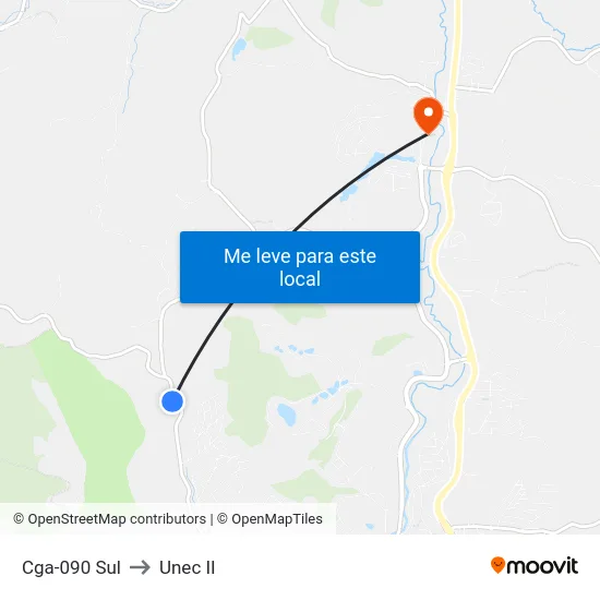 Cga-090 Sul to Unec II map