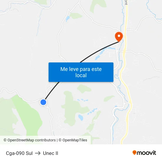 Cga-090 Sul to Unec II map