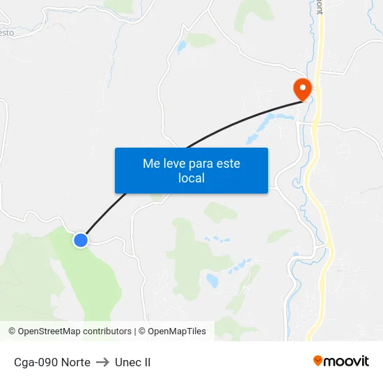 Cga-090 Norte to Unec II map