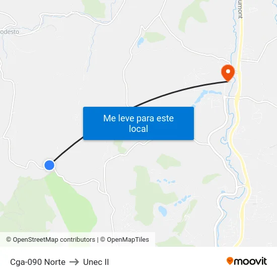 Cga-090 Norte to Unec II map