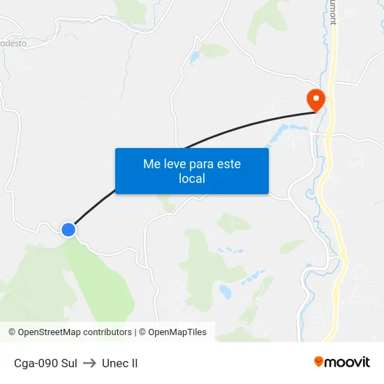 Cga-090 Sul to Unec II map