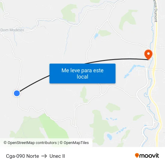 Cga-090 Norte to Unec II map