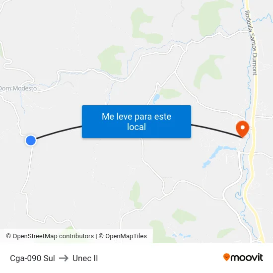 Cga-090 Sul to Unec II map