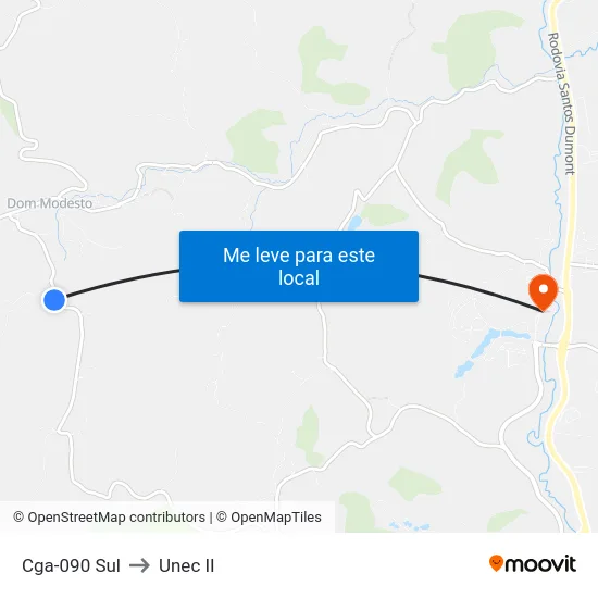 Cga-090 Sul to Unec II map