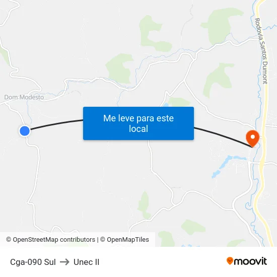 Cga-090 Sul to Unec II map