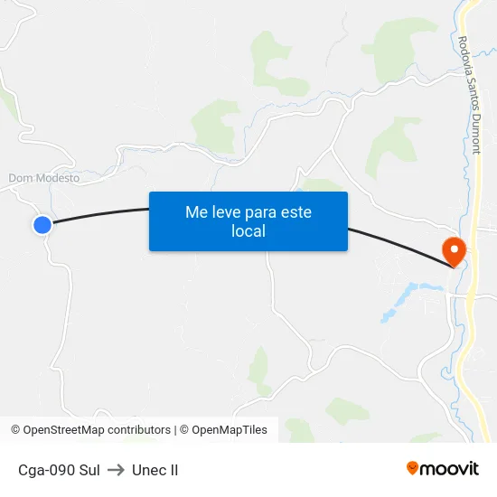 Cga-090 Sul to Unec II map