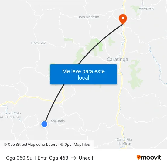 Cga-060 Sul | Entr. Cga-468 to Unec II map