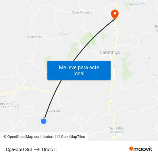 Cga-060 Sul to Unec II map