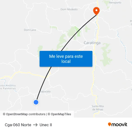 Cga-060 Norte to Unec II map