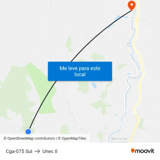 Cga-075 Sul to Unec II map
