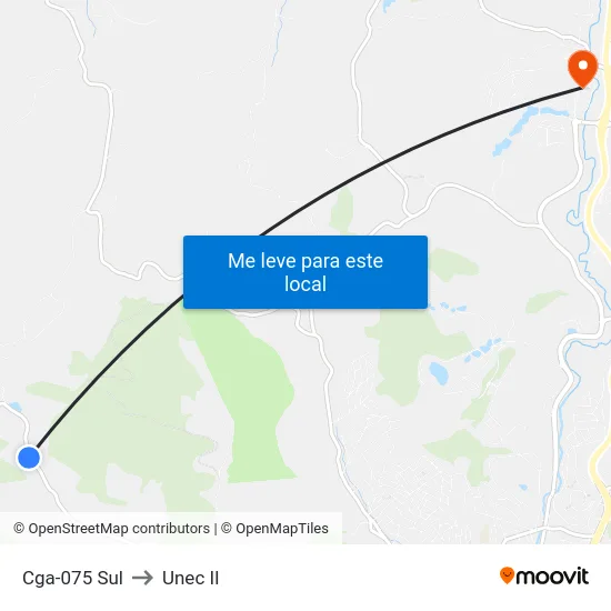 Cga-075 Sul to Unec II map