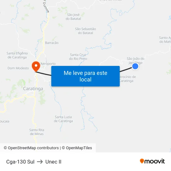 Cga-130 Sul to Unec II map