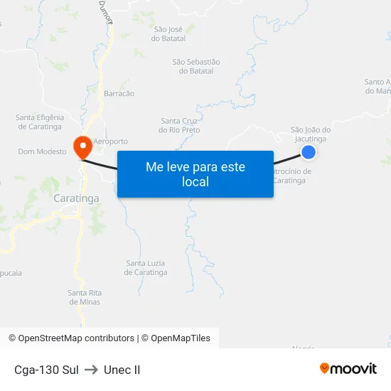 Cga-130 Sul to Unec II map