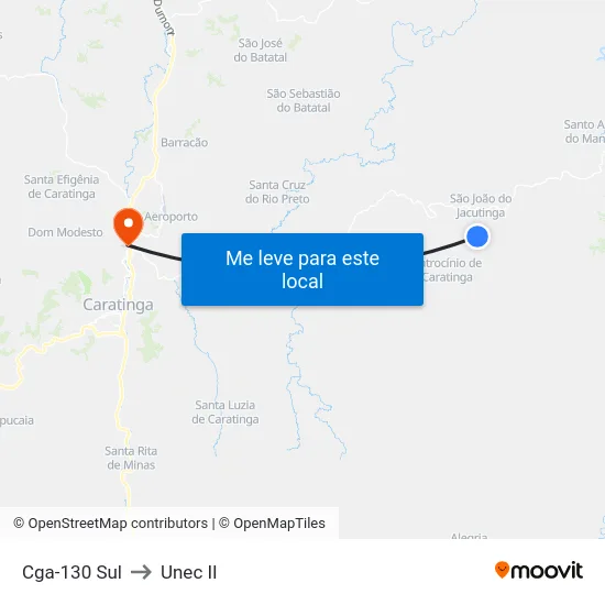 Cga-130 Sul to Unec II map