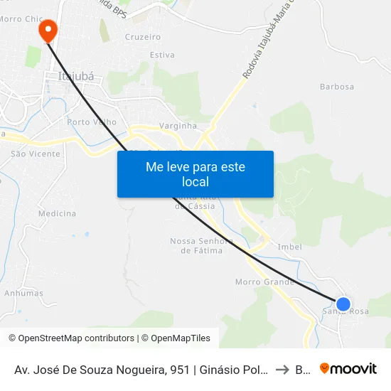 Av. José De Souza Nogueira, 951 | Ginásio Poliesportivo to BPS map