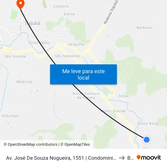 Av. José De Souza Nogueira, 1551 | Condomínio Residencial Do Ipê to BPS map