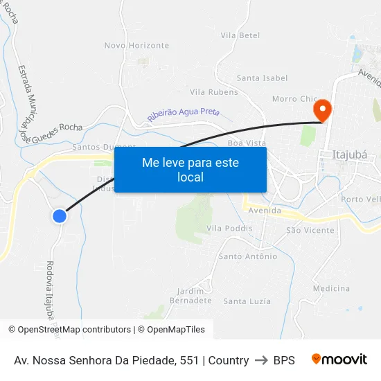 Av. Nossa Senhora Da Piedade, 551 | Country to BPS map