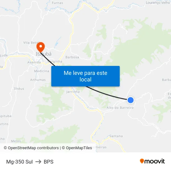 Mg-350 Sul to BPS map