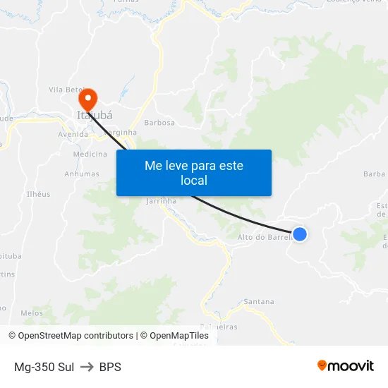 Mg-350 Sul to BPS map