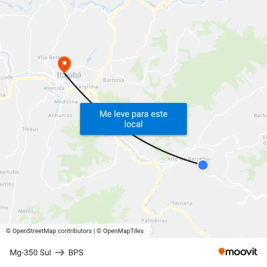 Mg-350 Sul to BPS map
