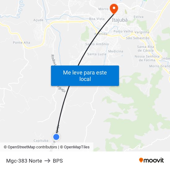 Mgc-383 Norte to BPS map