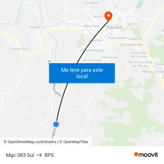 Mgc-383 Sul to BPS map