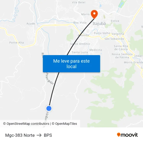 Mgc-383 Norte to BPS map