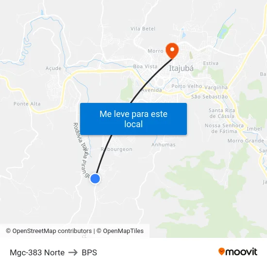 Mgc-383 Norte to BPS map