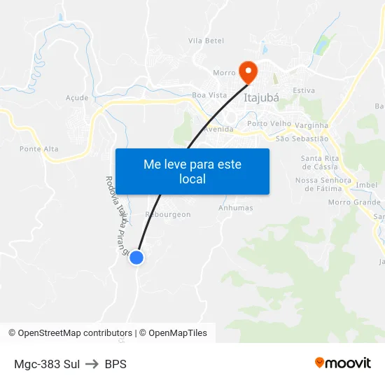 Mgc-383 Sul to BPS map