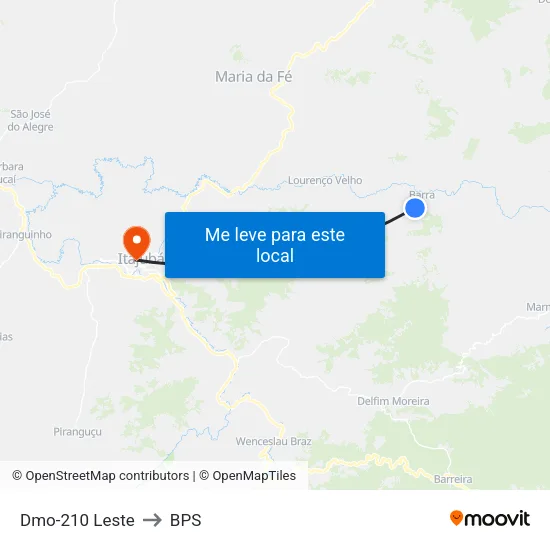 Dmo-210 Leste to BPS map