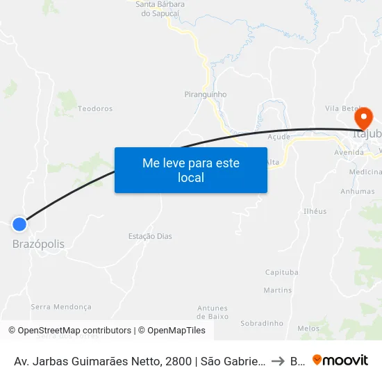Av. Jarbas Guimarães Netto, 2800 | São Gabriel Fazenda Hotel to BPS map