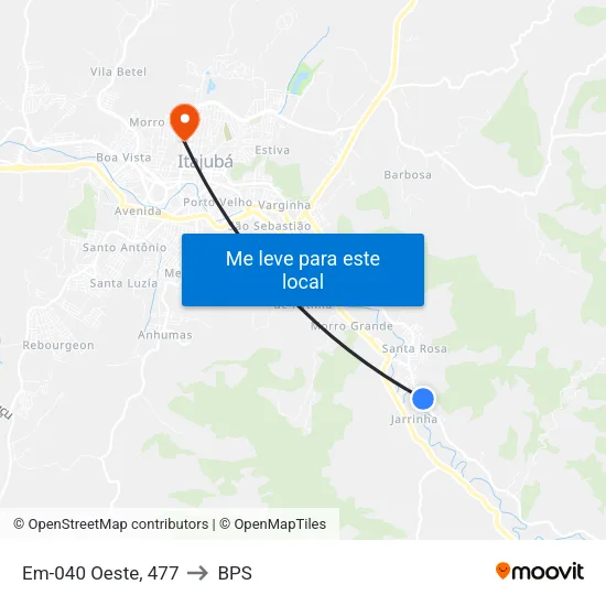 Em-040 Oeste, 477 to BPS map