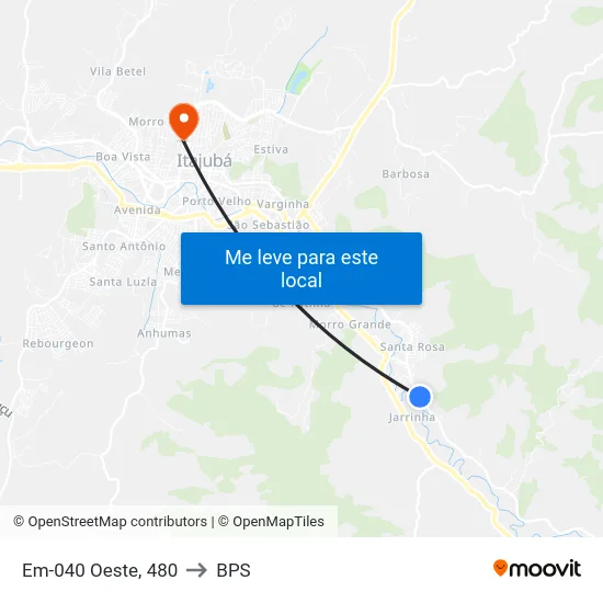 Em-040 Oeste, 480 to BPS map