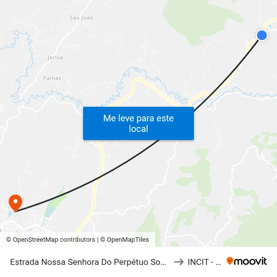 Estrada Nossa Senhora Do Perpétuo Socorro, Leste | Entr. Br-383 to INCIT - UNIFEI map