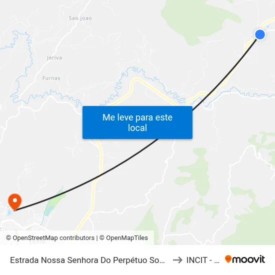 Estrada Nossa Senhora Do Perpétuo Socorro, Oeste | Entr. Br-383 to INCIT - UNIFEI map