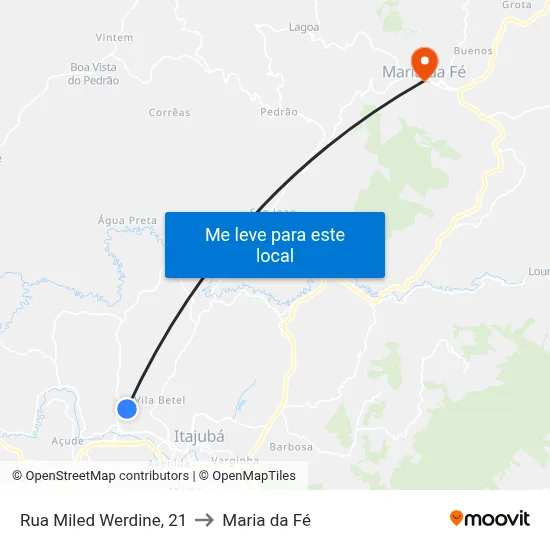Rua Miled Werdine, 21 to Maria da Fé map