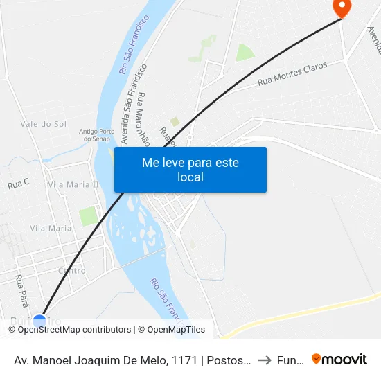 Av. Manoel Joaquim De Melo, 1171 | Postos De Gasolina to Funam map