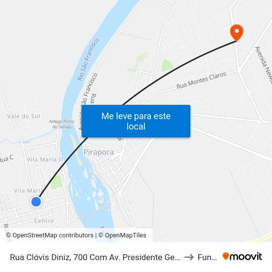 Rua Clóvis Diniz, 700 Com Av. Presidente Getúlio Vargas to Funam map